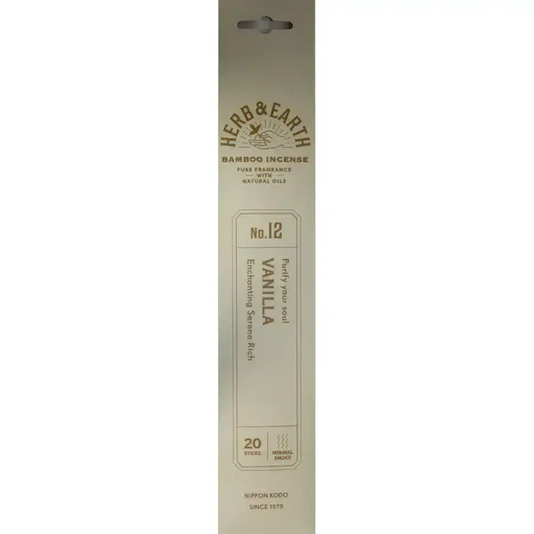 Herb & Earth Incense 20 Sticks - Vanilla