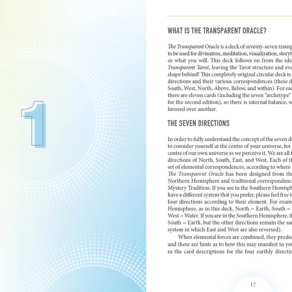Transparent Oracle: Oracle Kit with 77 Cards and Guide Book