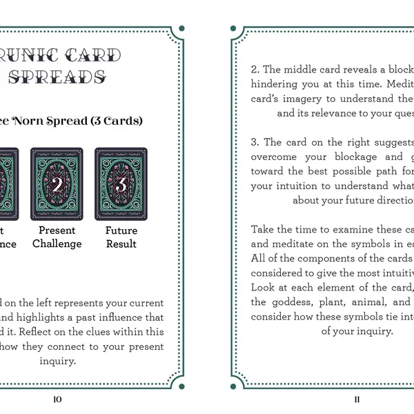 Weird Weavings Runic Oracle: Threads of Feminine Wisdom