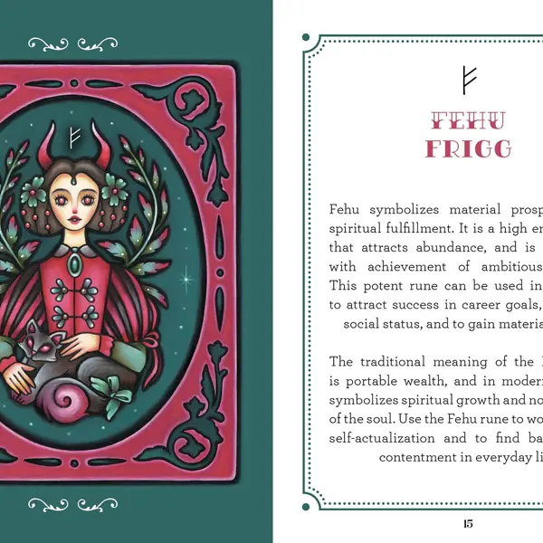 Weird Weavings Runic Oracle: Threads of Feminine Wisdom