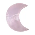 Plate - Calcite, Pink Crescent Moon 4"