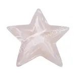 Plate - Calcite, Pink Star 4"