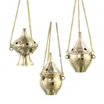 Incense Holder - Brass Hanging  3.5"
