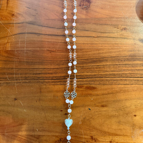Rose Quartz Witch Rosary by Penny Cabot