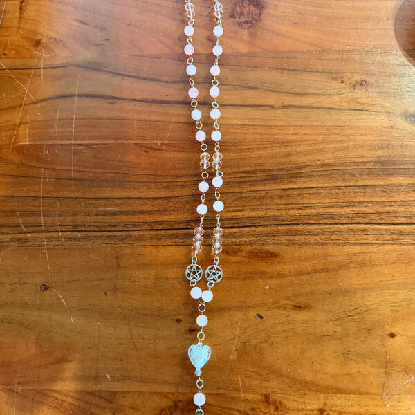 Rose Quartz Witch Rosary by Penny Cabot
