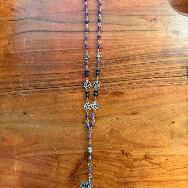 Amethyst Witch Rosary by Penny Cabot