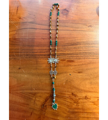 Malachite Witch Rosary by Penny Cabot