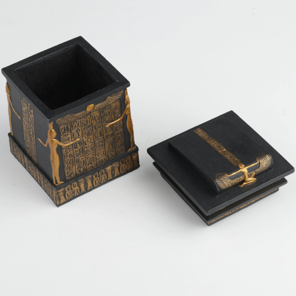 Egpytian Canopic Shrine Trinket Box