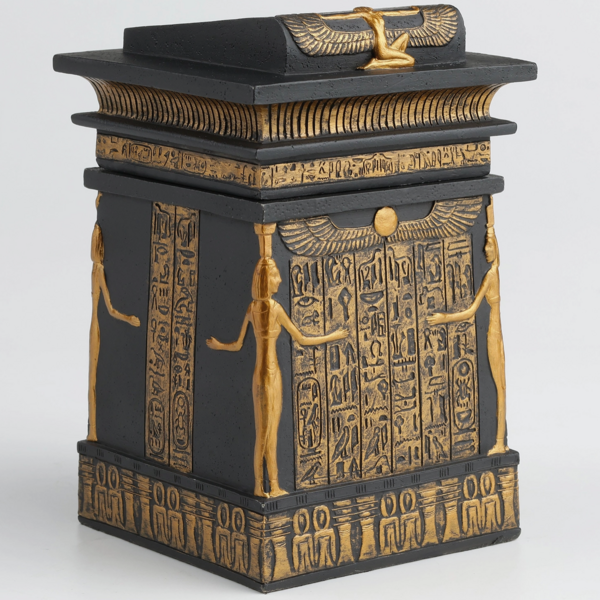 Egpytian Canopic Shrine Trinket Box