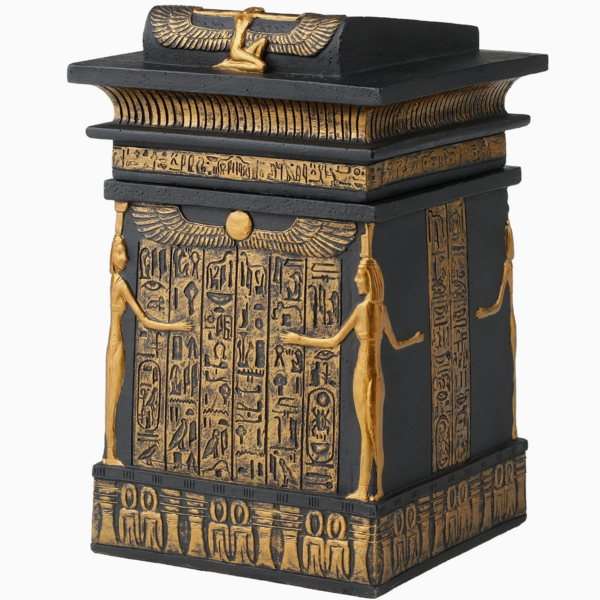 Egpytian Canopic Shrine Trinket Box