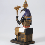 Thoth the Egyptian God of Wisdom Sitting in His Throne