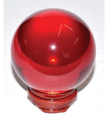 50mm Red gazing ball