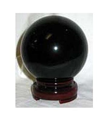 50mm Black gazing ball
