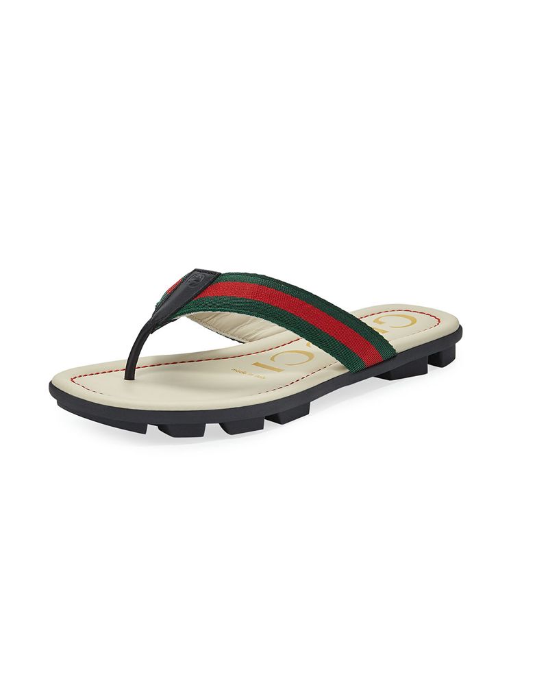 gucci titan flip flop