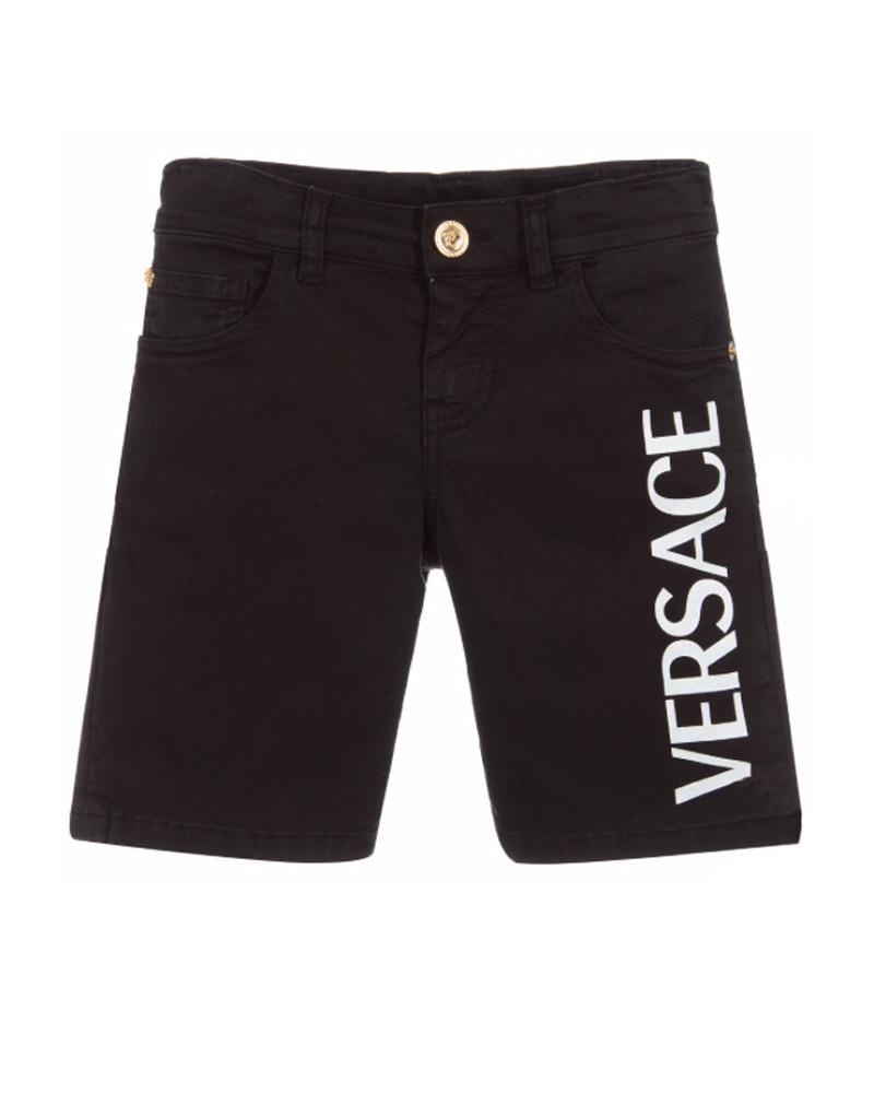 versace black shorts
