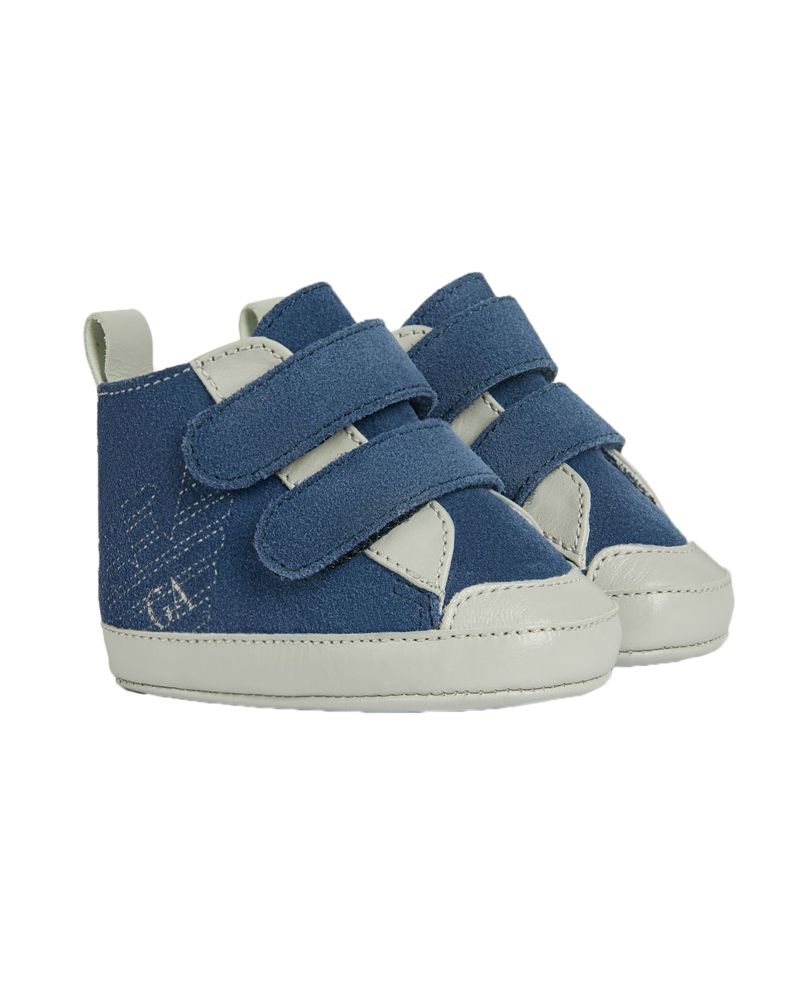 emporio armani blue sneakers