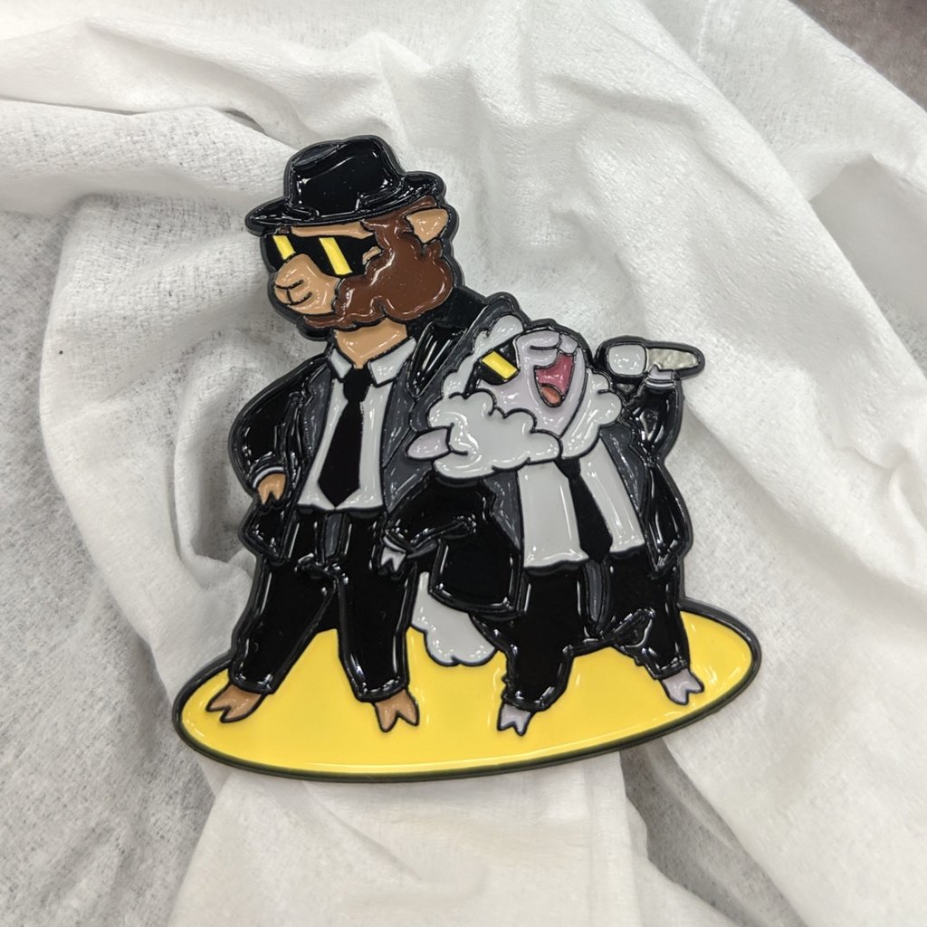 Blues Brothers Sheepie Enamel Pin