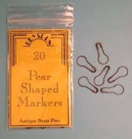Bryson Pear Shaped Markers Antique Brass