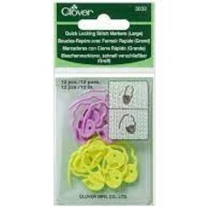 Clover Quick Locking Stitch Markers (Large)