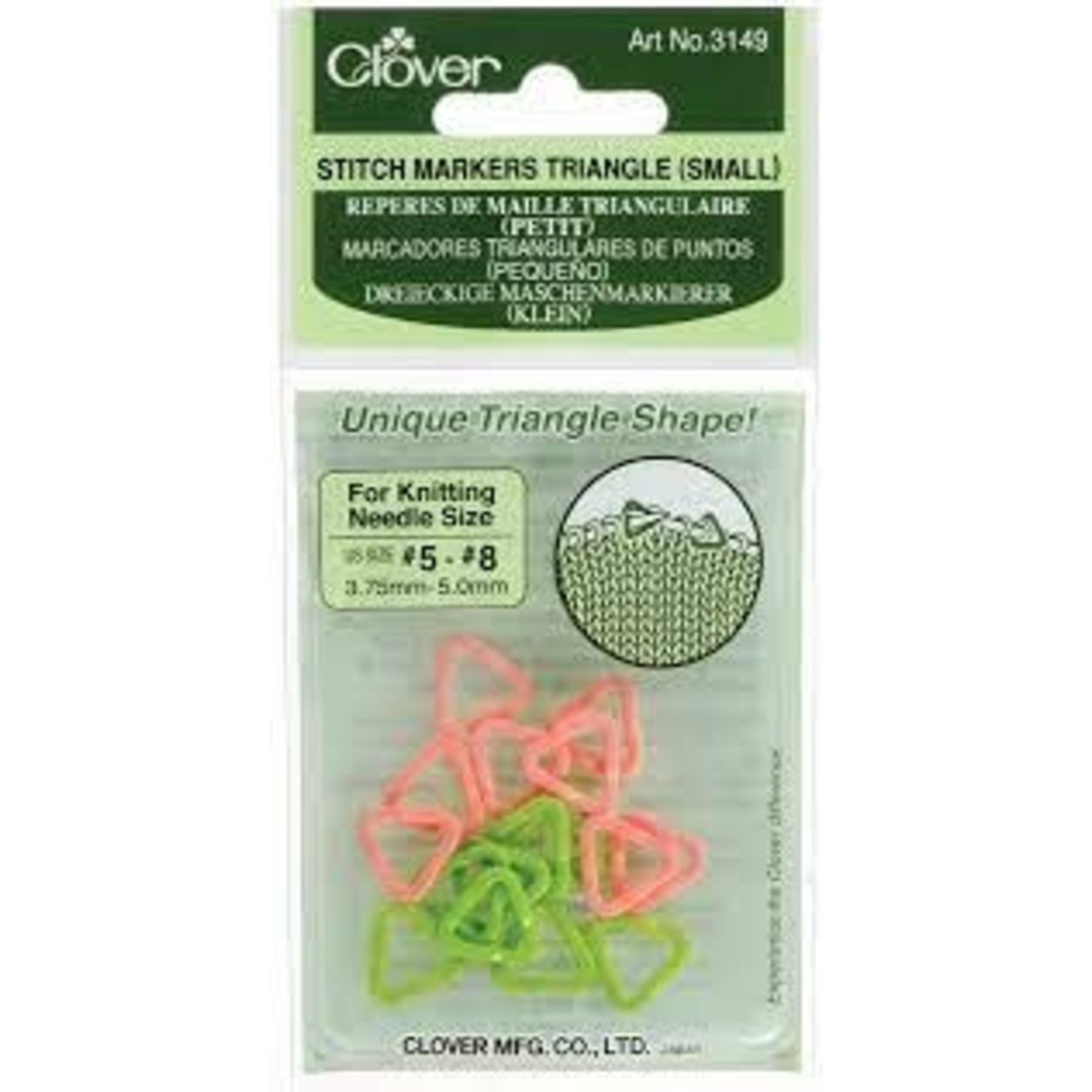 Clover Small Triangle Stitch Markers (3149)