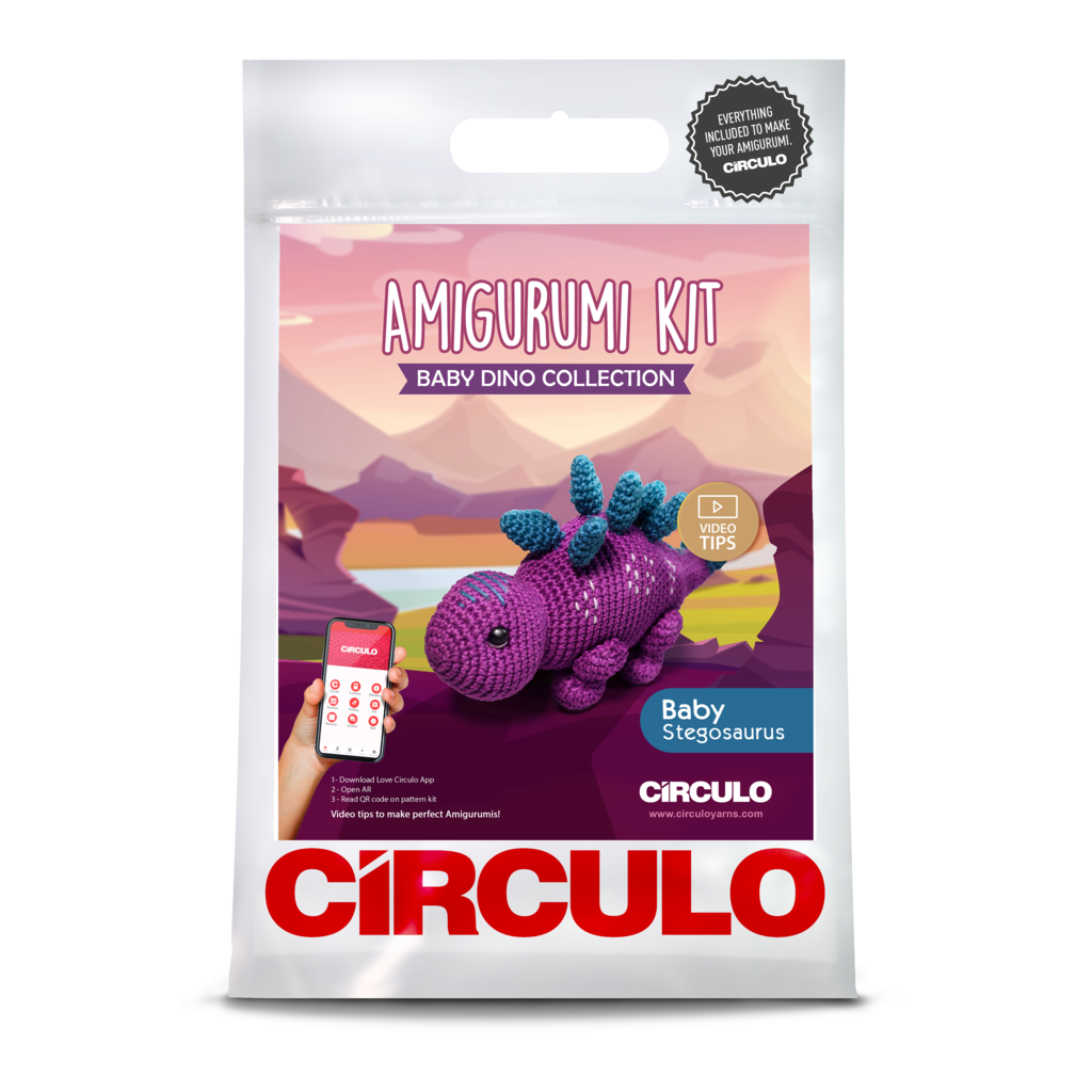 Circulo Amigurumi Kit - Baby T-Rex