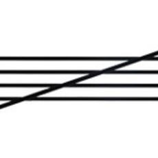 KnitPro 3 Karbonz DPN 6”