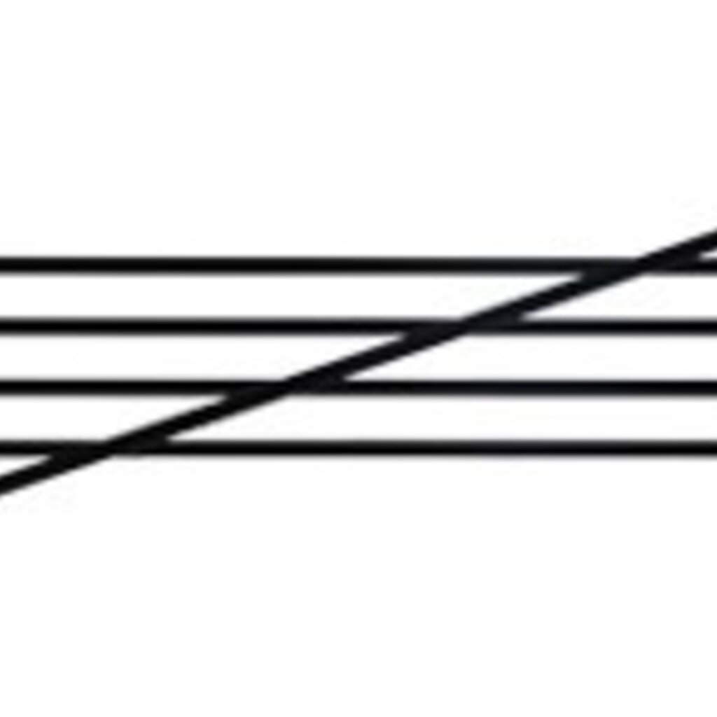 KnitPro 5 Karbonz DPN 6”