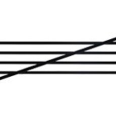 KnitPro 6 Karbonz DPN 6”