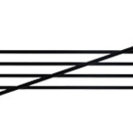 KnitPro 00 Karbonz DPN 6”