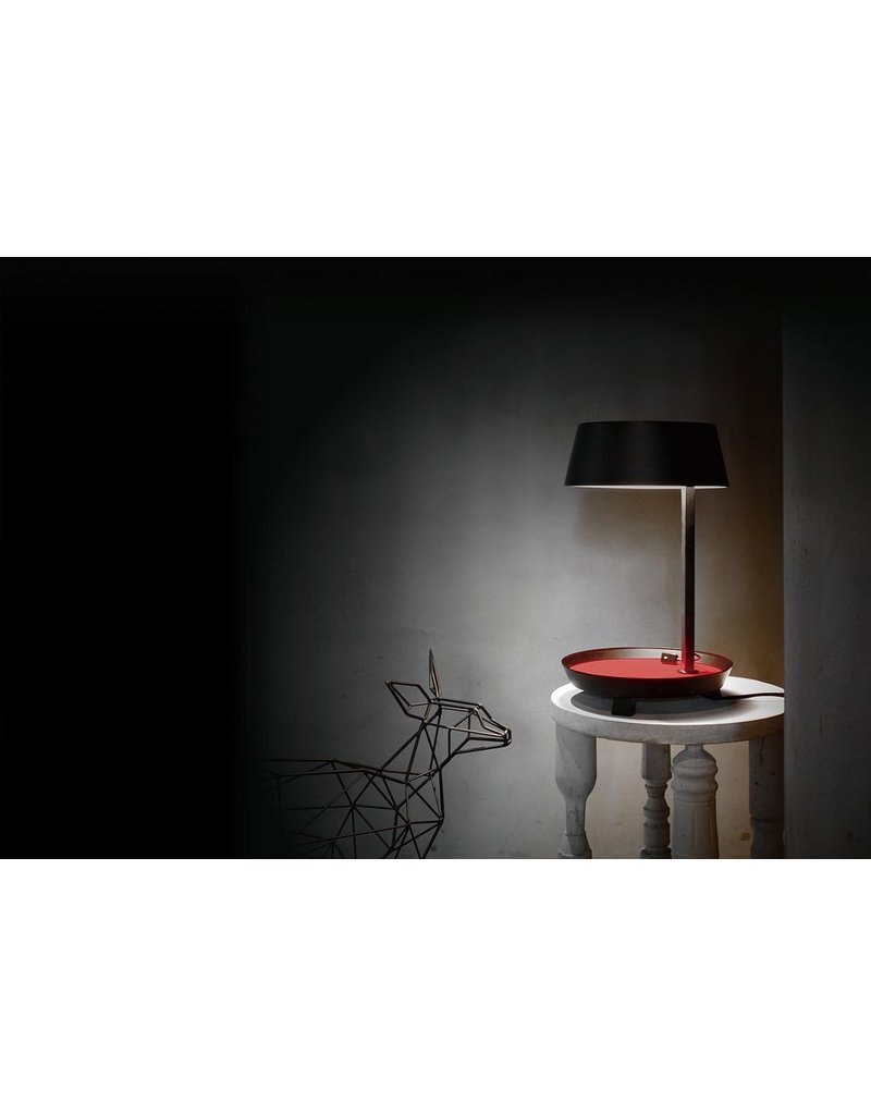 Seed Design USA SQ-6350MDU-BK Carry Table Lamp Black