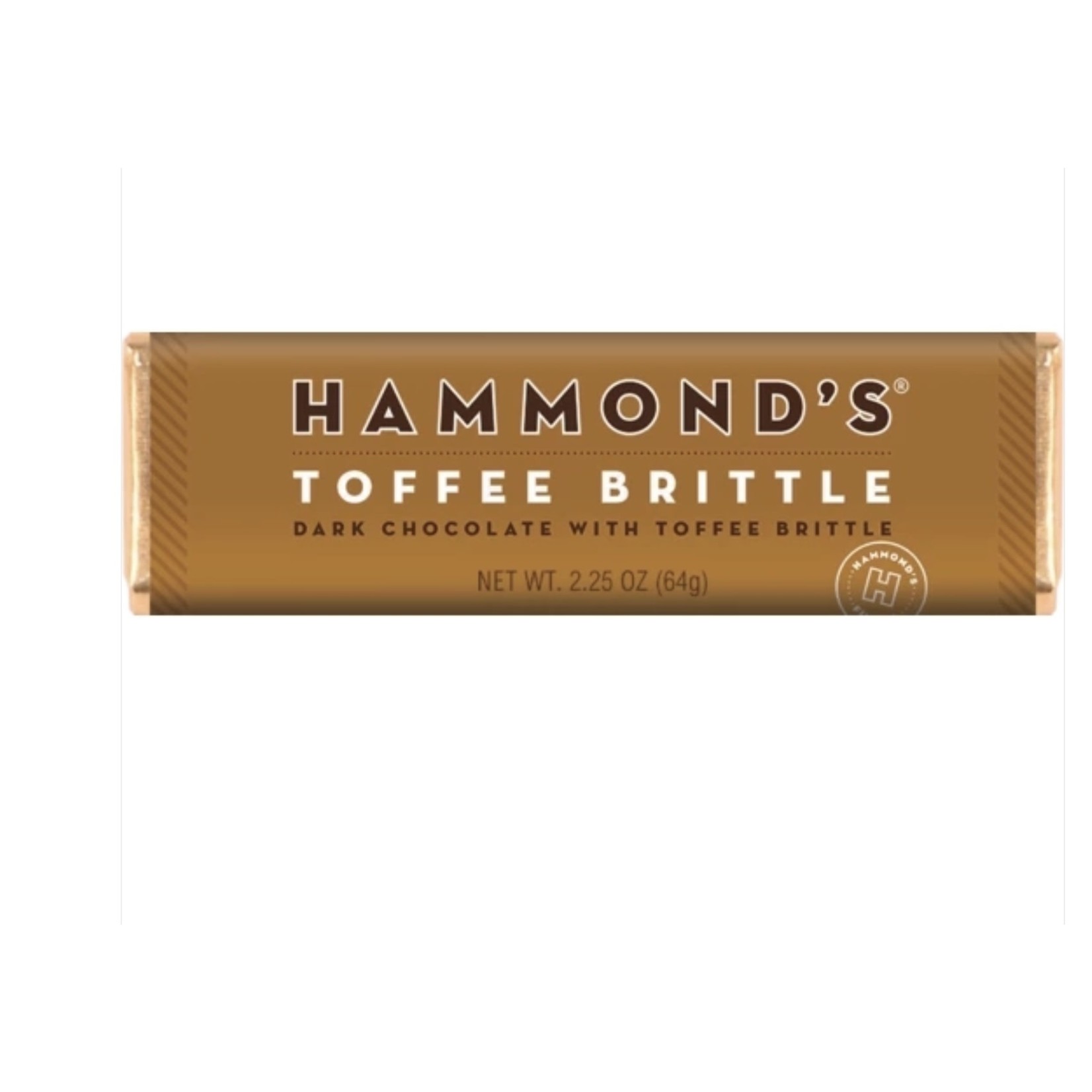 Hammond’s Candies Toffee Brittle Chocolate Bar