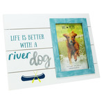 River Dog - 10.5” x 8” Frame (Holds 4” x 6” Picture)