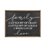 A Whole Lot of Family Love Plaque