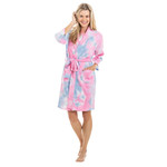 Pink And Blue Tie Dye Robe S
