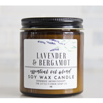 The Little Flower Soap Co Lavender Bergamot 4 OZ Soy Candle