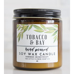 The Little Flower Soap Co Tobacco & Bay 4 OZ Soy Candle