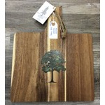 Blue Roots Acacia Square Oak Inlay Serving Board/Food Safe
