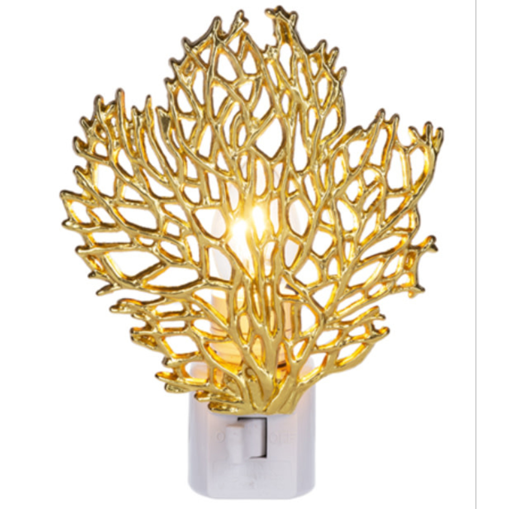 Gold Coral Night Light
