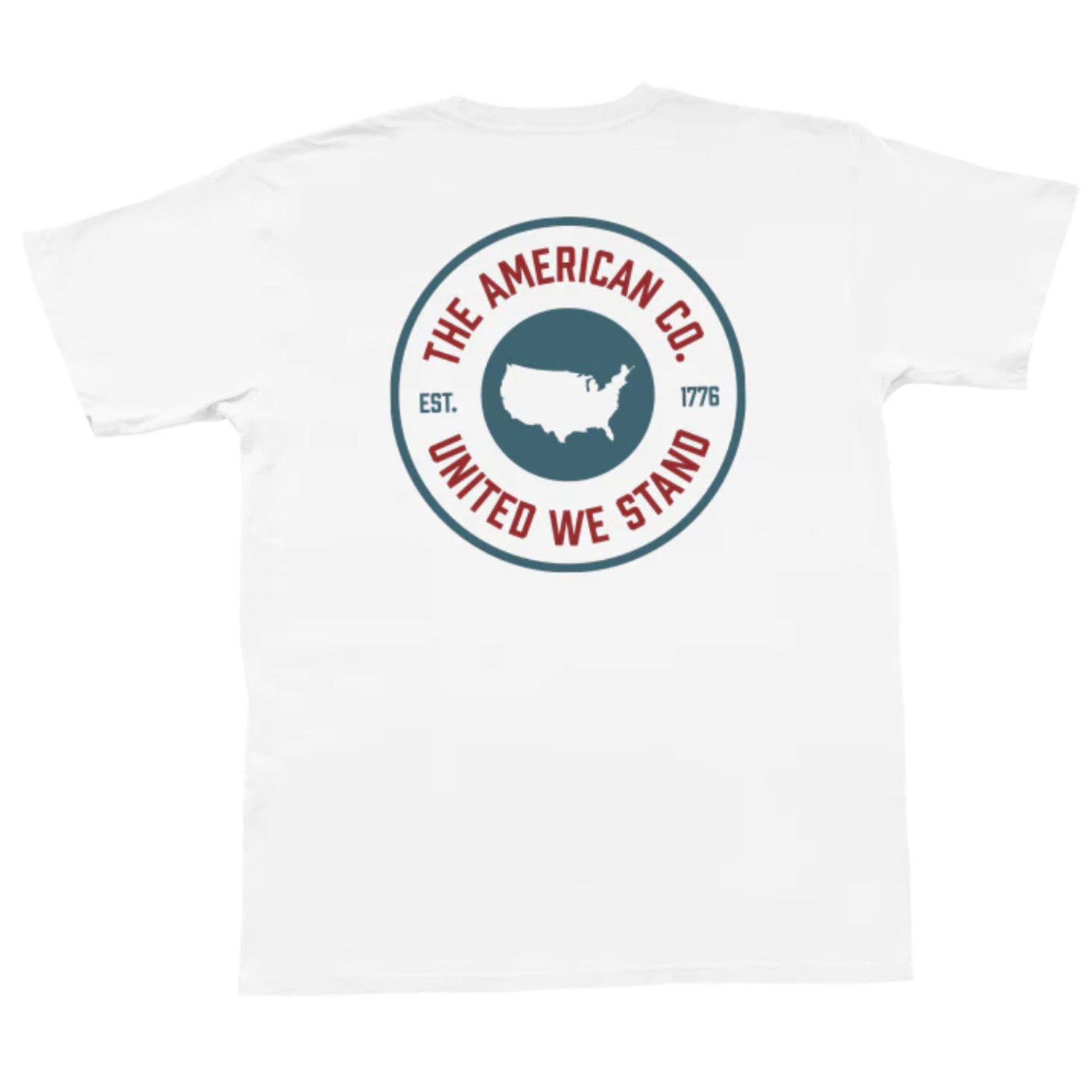 American Co Patch Short Sleeve - White / XLarge
