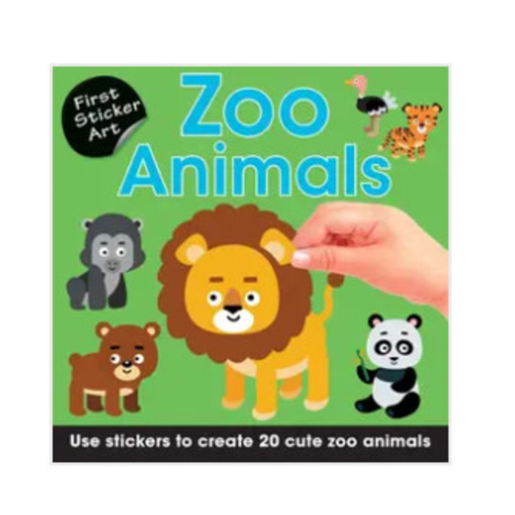 Sourcebooks First Sticker Art-Zoo Animals