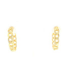 Maya J Curb Chain Hoop Earrings - CZEB0098Y