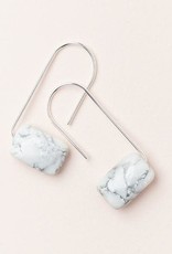 Scout Floating Stone Earring-Howlite