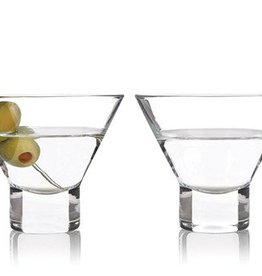 True Brands Stemless Martini Glass