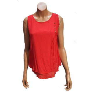 S07 Blouse Courte (Camisole), sans Manche