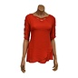 S09b Tunic, V Neck  Crossed in front, 3/4 Sleeves with Holes