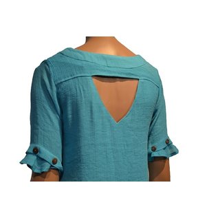 S42d Blouse mi-longue, 2 panneaux croisés devant