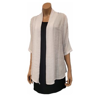 S26c Vest with Collar, 3/4 plain Sleeves