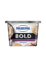 Philadelphia Whipped Cream Cheese Bold Cracked Pepper and Garlic 227G