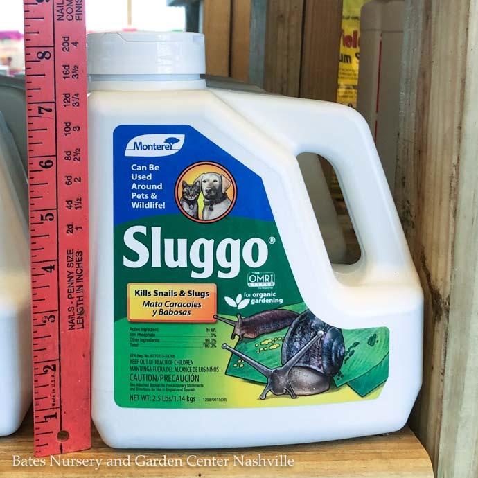 2.5Lb Sluggo Snail/Slug Control Organic Bates Nursery and Garden Center