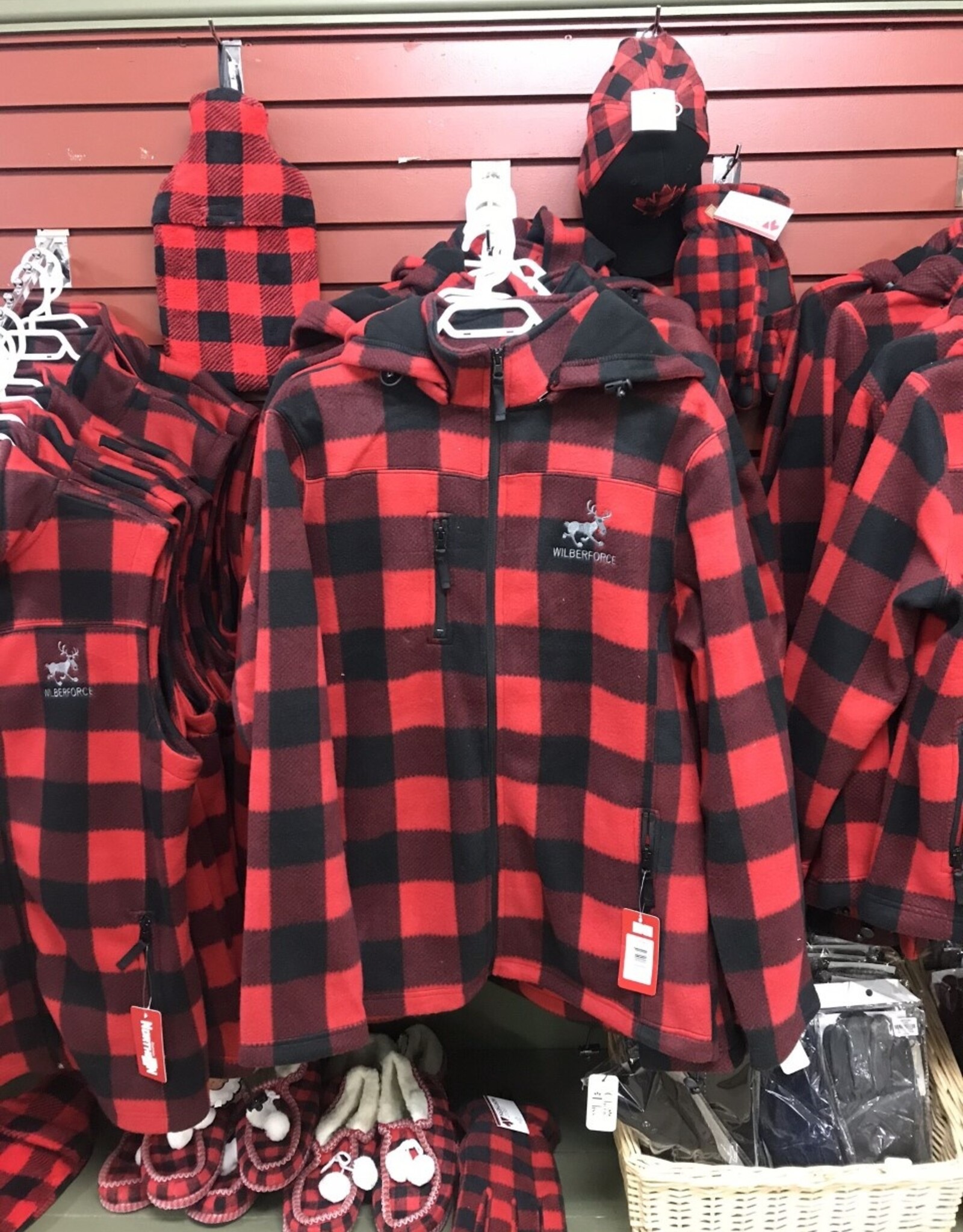 Wilberforce Plaid Women's zipper Hoodie 5019